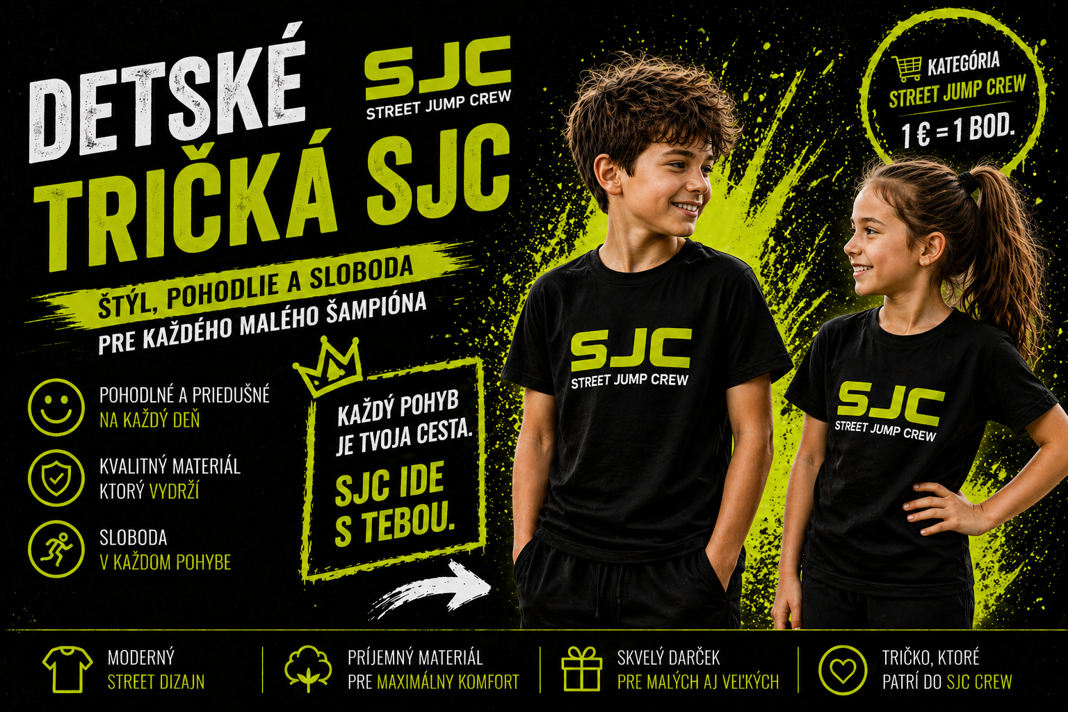 aBaner DETSKE TRICKA SJC 1